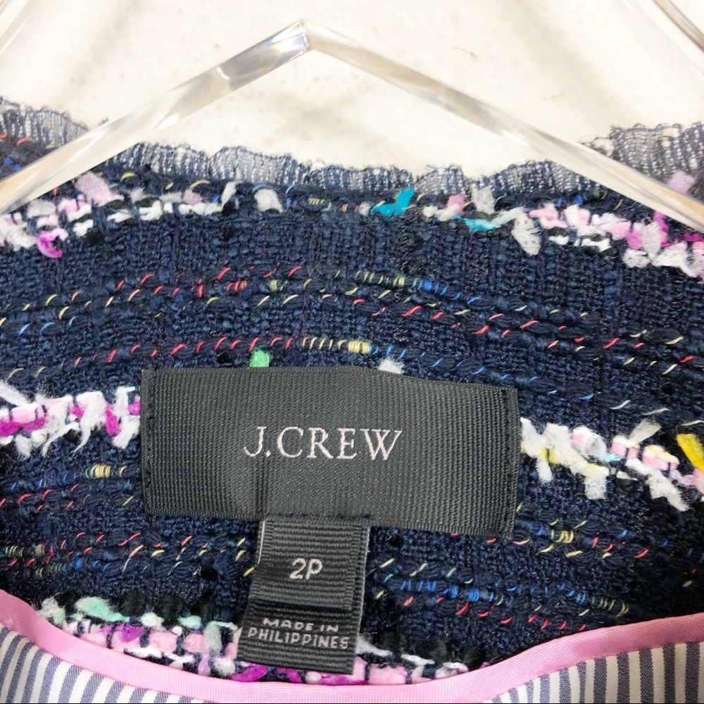 J. Crew | Petite Tweed Bow Detail Lady Jacket - Picture 3 of 8
